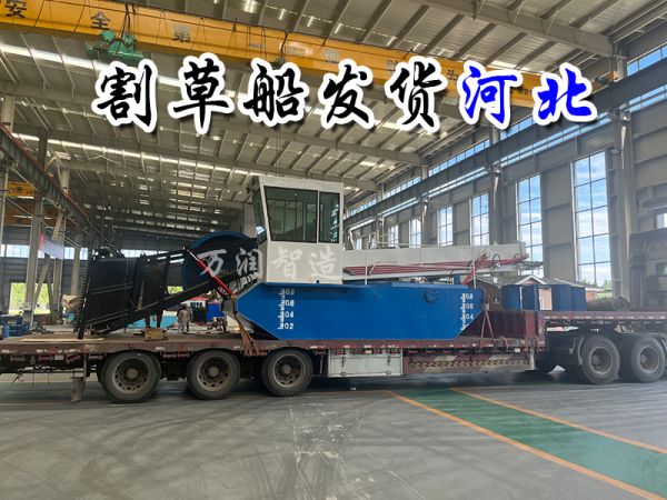 今日发货----全自动割草船发货河北！